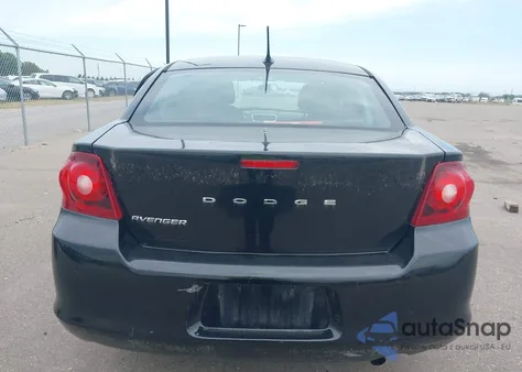 2013 Dodge Avenger Se z USA, uszkodzony, nr VIN 1C3CDZAB3DN682990